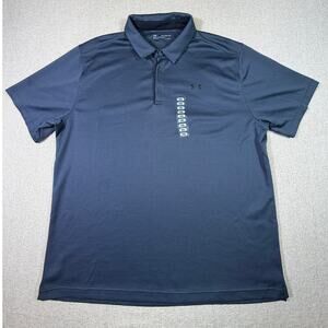 NWT Under Armour Men 2XL HeatGear Athletic Moisture Wicking Quick Drying Polo